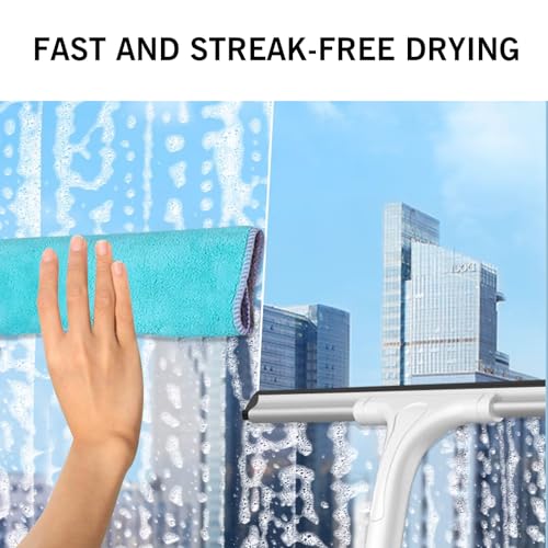 Image of 41 Inch Black Silicone Squeegee Replacement Blade - Refillable Squeegee Head for Windows, Shower Doors, and Glass Cleaning