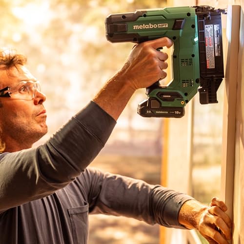 Metabo HPT 18V MultiVolt Compact Cordless Brad Nailer Kit, 18 Gauge Nailer with Power Tool 2.0Ah Lithium Ion Battery, Drives 5/8" to 2" Brad Nails, 700 per Charge, NT1850DG by Metabo HPT - Image 6