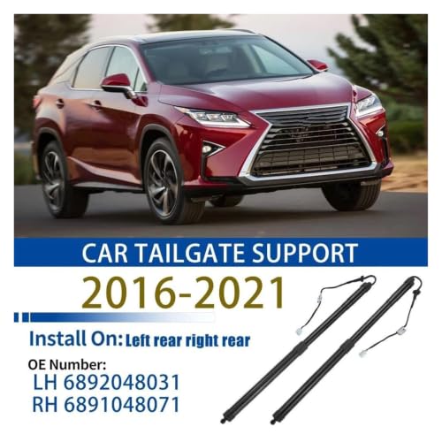 Vérains à gaz pour hayon électrique Lexus RX 2016-2021 - 4