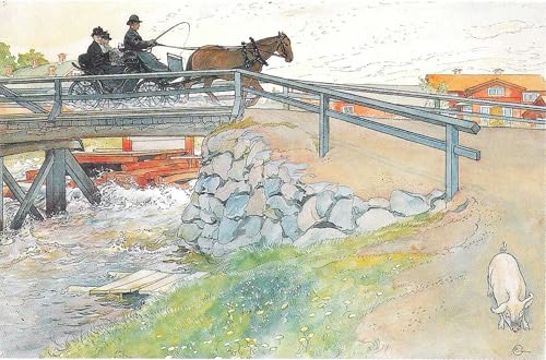 Impression sur toile Carl Larsson poster salon déco murale 60x90