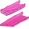 BJDBUS 62 Pcs Pink Plastic Hangers for 11.5 inch D... #2