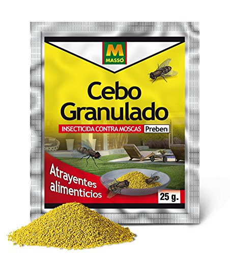 PREBEN 231315 Cebo granulado para Moscas, Amarillo, 11x13x2 cm