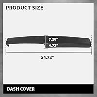 Vista 4 de G-PLUS Funda para Almohadilla de Tablero Compatible con 1972-1974 Buick Apollo/1969-74 Chevy Chevy II