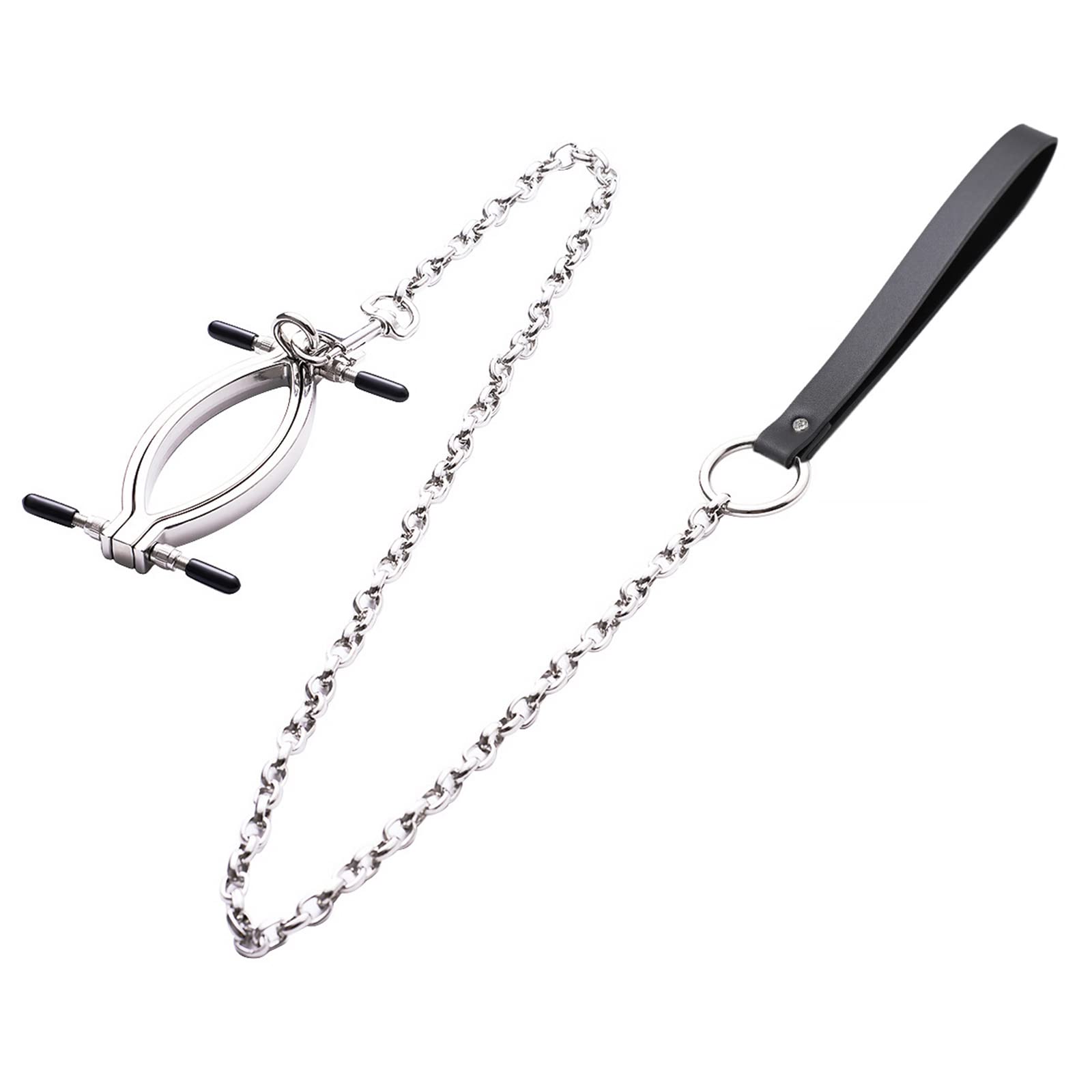 Labia Vaginal Clip Labia Fetiche Clips Con Cadena de Metal Labia Spreader Dilatador Vaginal G-Spot Sextoy Extreme Erotic SM Sextoy
