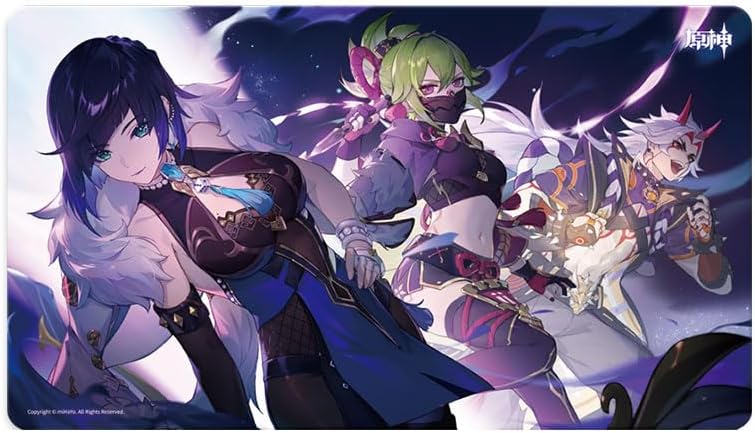 GENSHIN IMPACT Mouse Pad - The Immovable God and The Eternal Euthymia