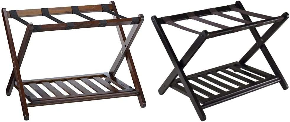 Winsome Remy Shelf Luggage Rack (Cappuccino) 92436 Luggage Rack with Shelf