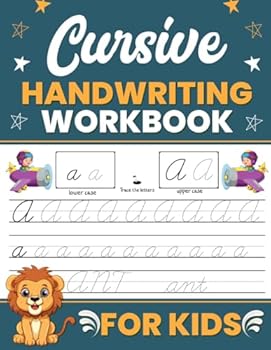Paperback Cursive Handwriting Practice Workbook For Kids Book