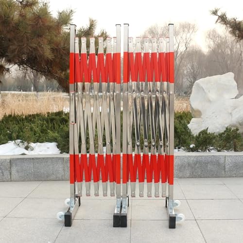 Barrière de circulation rétractable en acier inoxydable extensible pour délimiter les allées