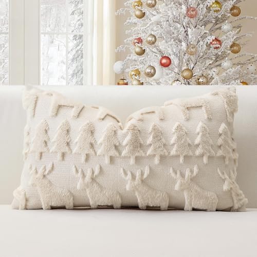 Artscope 1er Set Wolle Kissenbezüge Weicher Plüsch Kurzer Wollsamt...