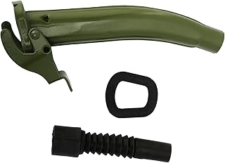 Jerry Can Fuel Cans Nato Jerry Can Spout Jerry+Can,Flexible Jerry Can Spout Metal Fuel Can Nozzle for All Non-CARB NATO Style Jerry Cans