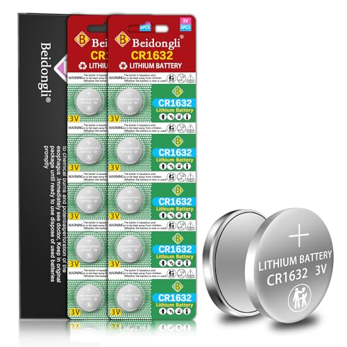 Image of Beidongli CR1632H high Capacity 3v Lithium Coin Battery (10 Batteries)