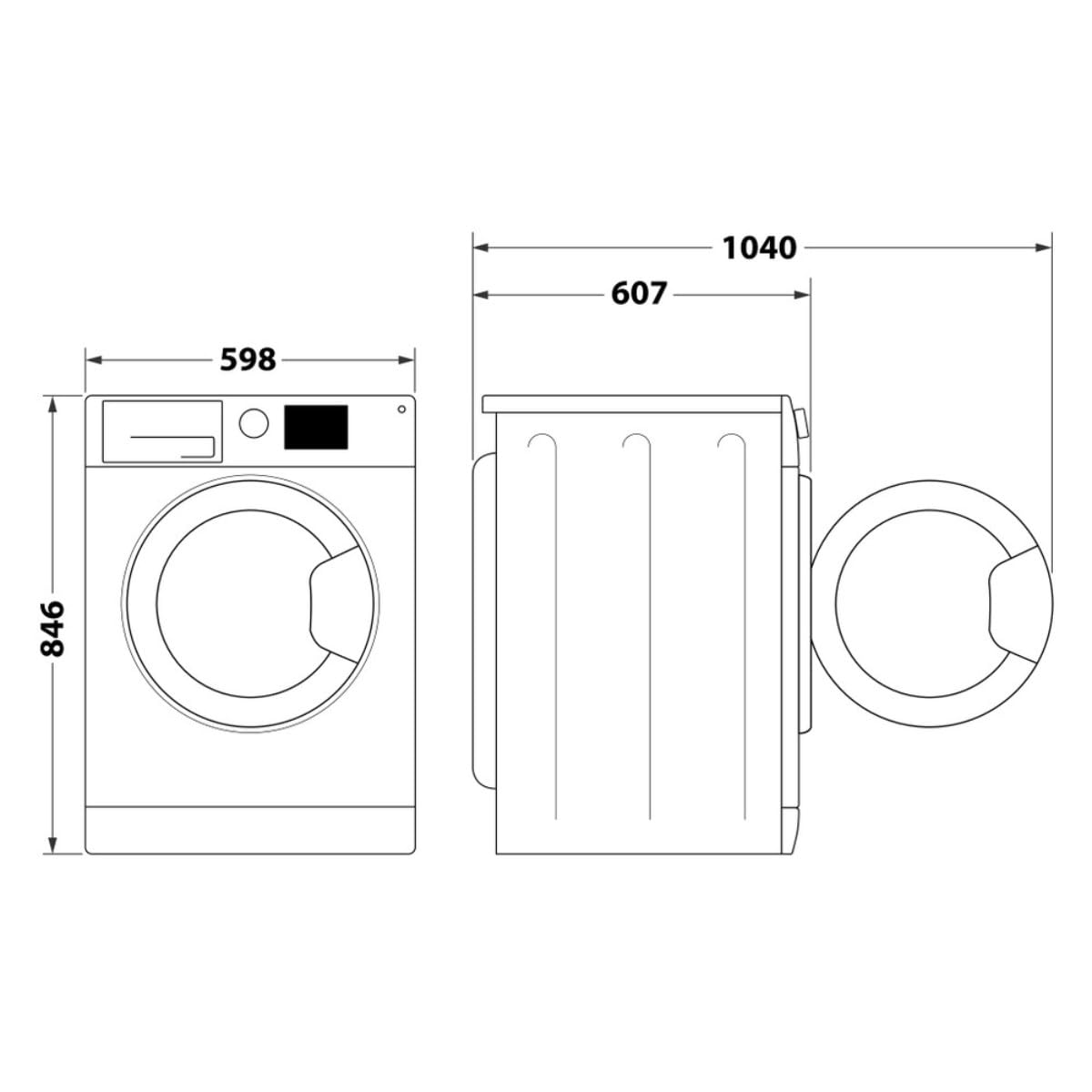 Whirlpool CWD 84M WBS SPT - Secadora Con Bomba De Calor 8 Kg C Blanco