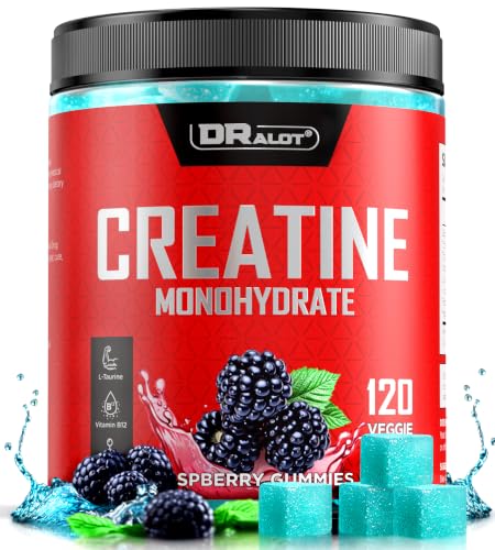Image of Creatine Monohydrate Gummies More 15% Strength, 5X Energy, Muscle, Recovery, Pre-Workout Complex Creatine, 120 Count