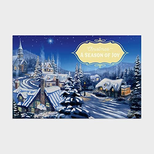 DaySpring - Thomas Kinkade - A Season of Joy - 18 Christmas Boxed Cards (J6351), 256400