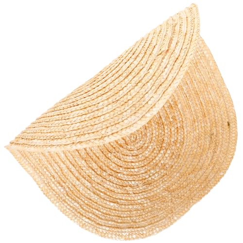 Vintage Lolita Woven Bonnet Hat Stylish Straw Craft Hat for Beach Party Photo Shoot Versatile Sun3