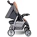 Costzon Baby Stroller, Foldable Infant Pushchair with 5-Point Safety Harness, Multi-Position Reclining Seat, Parent and Child Tray, Large Storage Basket, Suspension Wheels, Gray