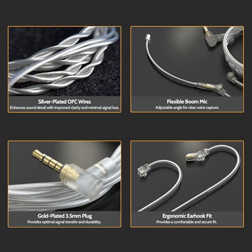 Cubilux cable jack 3.5mm 2 pines con micrófono 1.2 m miniatura 3