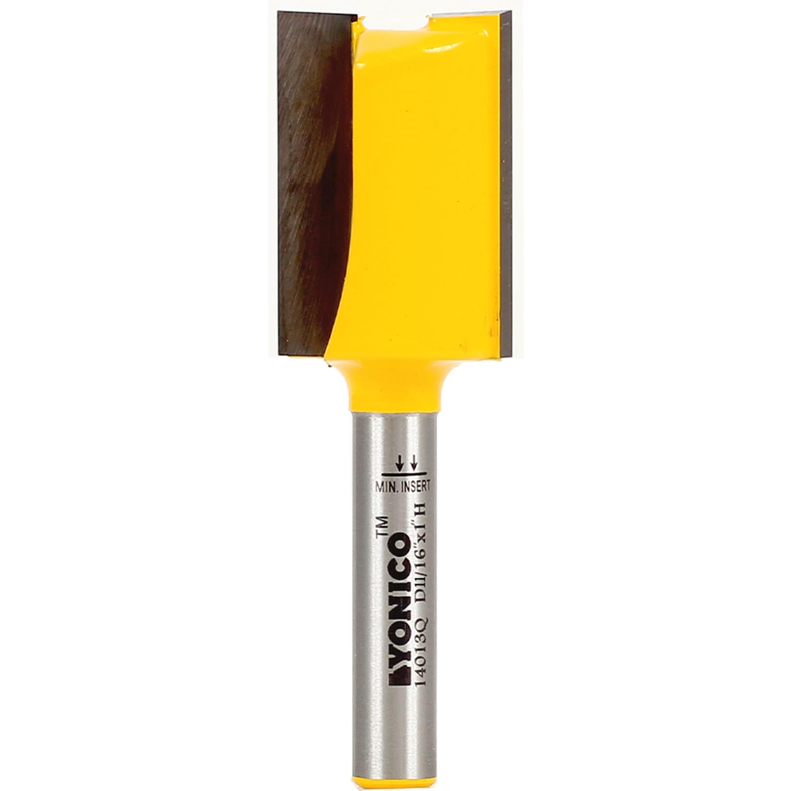 Yonico Straight Router Bits 11/16-Inch Diameter X 1-Inch Height 1/4-Inch Shank 14013q