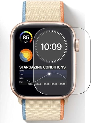 Puccy Paquete de 3 protectores de pantalla, compatible con watch SE 2020 TPU Guard (no protectores de vidrio templado) nueva versión