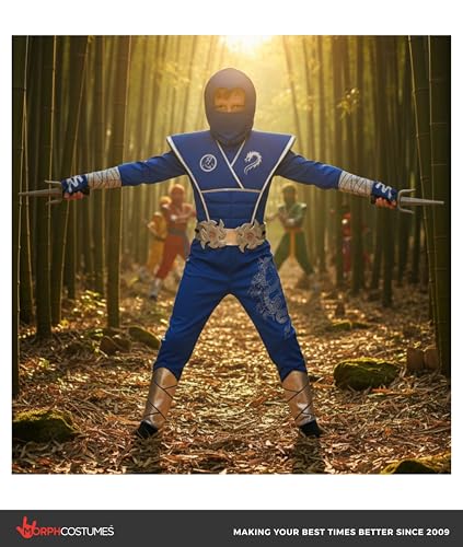 Disfraz Deluxe Ninja para Niños con Accesorio de Guerrero miniatura 5