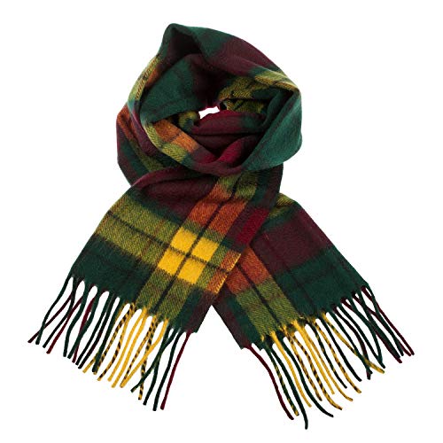 Clans Of Scotland Scottish Tartan Cashmere Scarf Macmillan Old (One Size)
