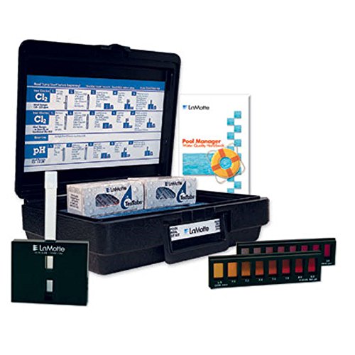 Lamotte 3363-NJ-01 Pool MGR Test Kit, 0.5-10.0 ppm Free/Total Chlorine, 6.8-8.2 pH Range