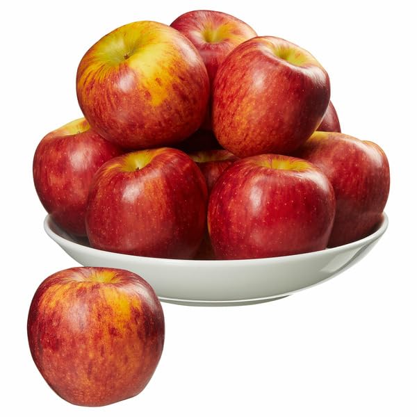 Envy Apples Fresh Premium Sweet Crisp Red Apples, Naturally Grown Non-GMO Juicy Firm Texture Perfect for Snacking Baking Salads Lunchboxes Farm Fresh Handpicked Quality Fruit Bulk Pack, [ 64 oz , 4 lbs ]