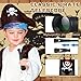 Seenelling 30 Pcs Halloween Pirate Telescope Bulk Pirate Party Favors Mini Plastic Monocular Telescope Toddler Spyglass Toy for Treasure Pretend Cosplay Birthday Party Black 2.6