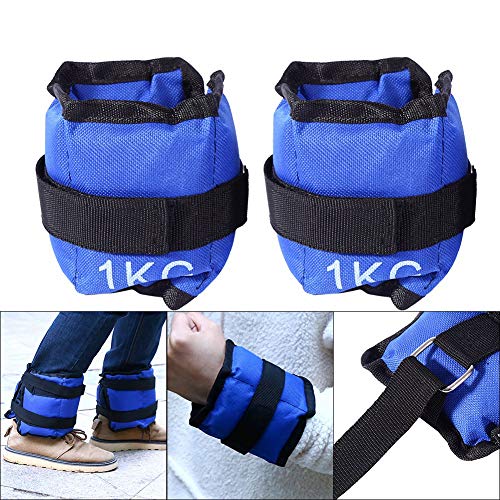 Owlike 1 Pair Adjustable Ankle Wrist Weights Pair Running Wrist Arm Gym Leg Exercise