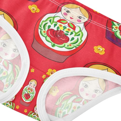 Russian Nesting Dolls Flowers Toddler Girls's Underwear 2T 202c13684