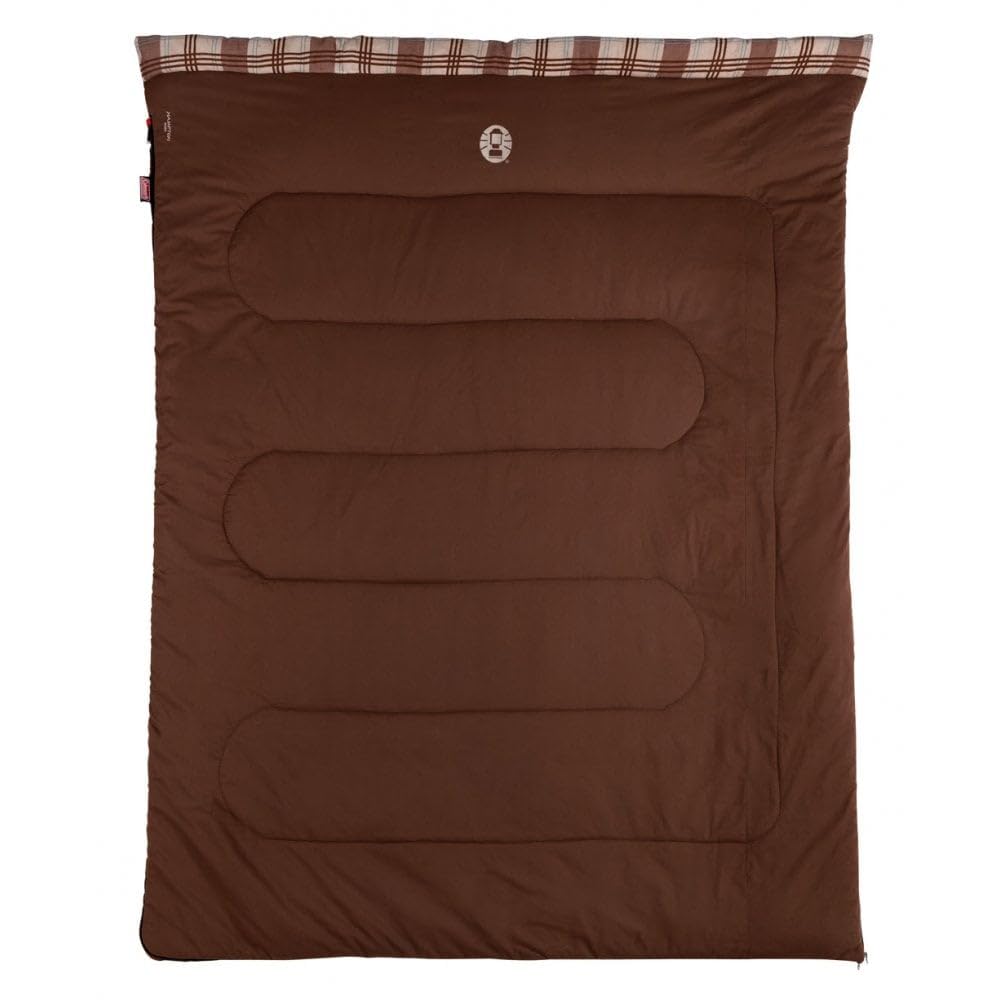 Coleman Hampton Double Sleeping Bag - Brown