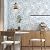 White and Blue Wallpaper Peel and Stick Wallpaper Boho 17.3"×78.8" Modern Wall Paper Removable Self Adhesive Wallpaper for Bedroom Blue Contact Paper for Cabinets Drawers Shelf Home Decor Vinyl Film