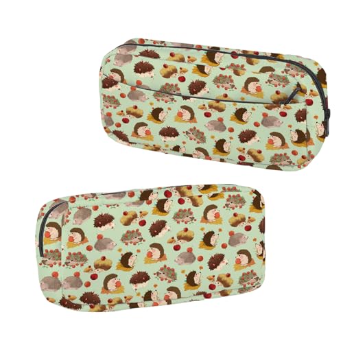 Igel-Federmäppchen mit Reißverschluss, lustiges Igelgeschenk, Tierliebhaber, Geschenke, Igel, Make-up, Kosmetiktasche, Reise-Kulturbeutel