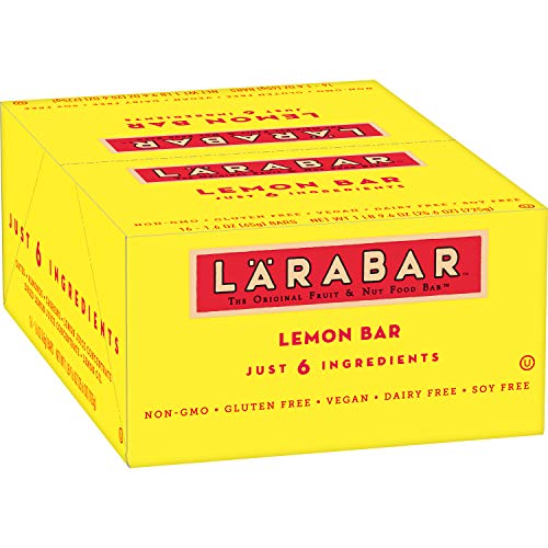Larabar, Fruit & Nut Bar, Cherry Pie, Gluten Free, Vegan (16 Bars) & Gluten Free Bar, Lemon, Whole Food, Dairy Free Snacks, 1.6 Ounce (Pack Of 16) #TOP4