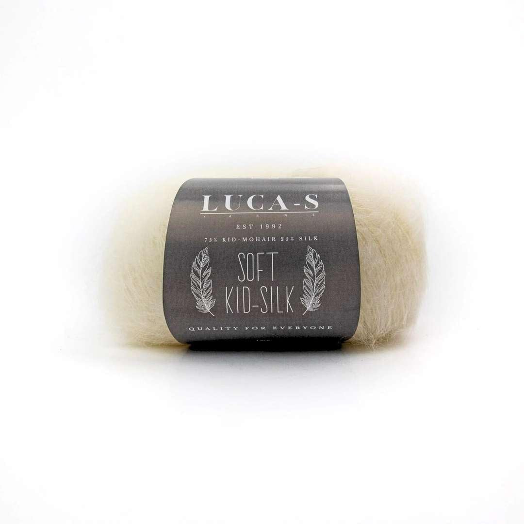 Set of 5 Soft Kid Mohair & Silk Yarn for Knitting & Crochet, 75% Mohair 25% Silk, 25g 210m, Lace-Weight Fluffy and Soft Wool for Knitting โ image 1