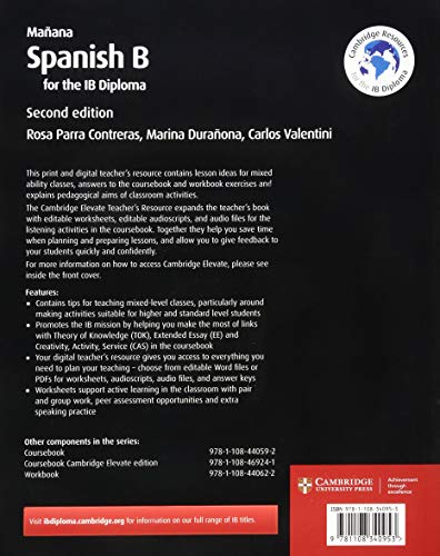 Manana Spanish B for the IB Diploma: Teacher's Resource (Spanish Edition) - Image 2