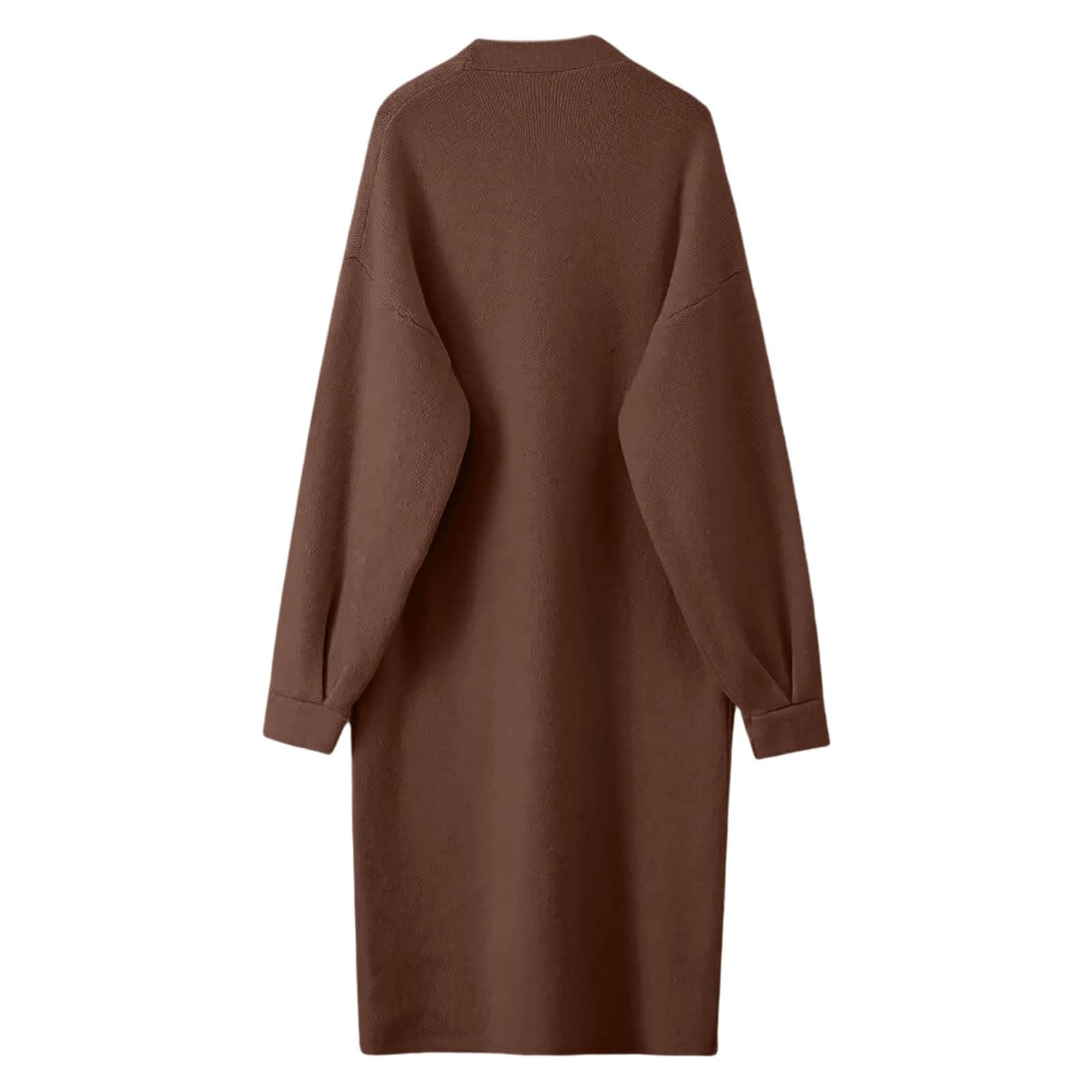 Cardigan Mujer Invierno,Chaqueta De Lana Mujer,CáRdigan Largo Informal Holgado De Punto Con Botones En La Parte Delantera Abierto Grueso De Gran TamañO Para OtoñO E Invierno CóModo Suave Y CáLido