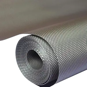 Unify Multipurpose 45cm x 5m Super Strong EVA Anti-Slip Bathroom Kitchen Cabinet Drawer Shelf Mat Liner Sheets Roll, Fridge Mats, Shelf Liners, Cupboard Sheets, Table Mat (Metallic Grey, 5 Meter)