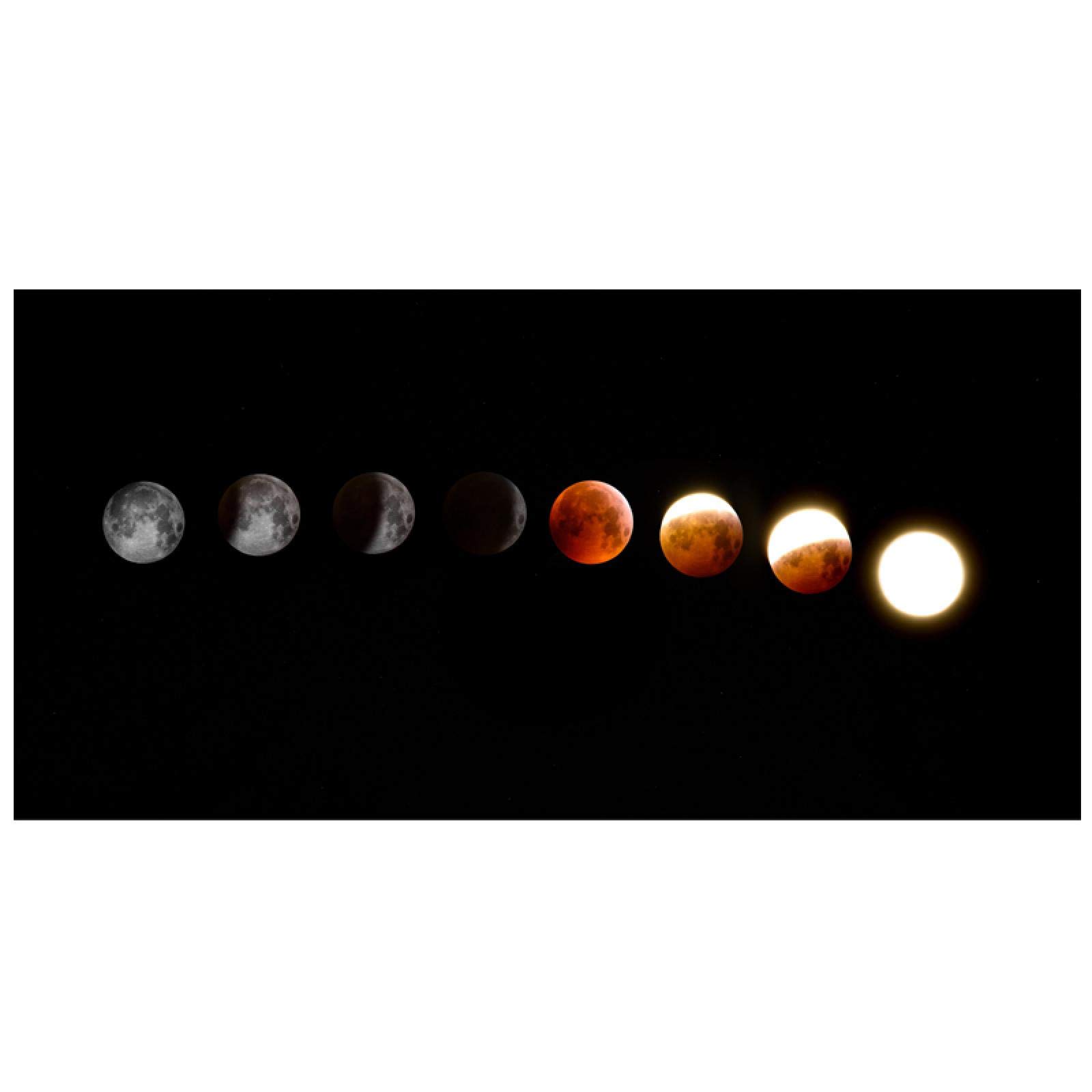 Cuadro de impresión de alta definición con diseño de eclipse para pared 8