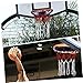 LAPYAPPE Heavy Duty Basketball Net 2-Piece Set Nylon Woven Replacement for Hoops Anti Whip Design for Basketball Game Supplies