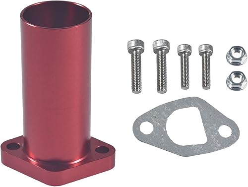 Tubo de admisión rojo para 212cc GX200 VM24 pwk24 Mini Bike Go Kart