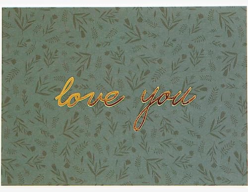 Dailylike Tarjeta felicitación mensaje Love You 13x9,5cm.