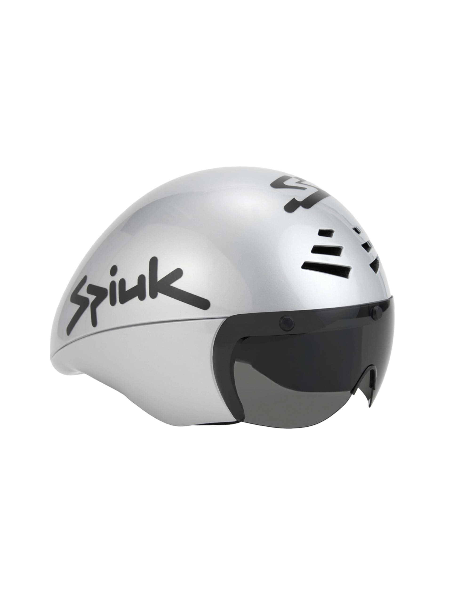 Casco Ardea Unisex Plata de Ciclismo Crono y Triatlón (M-L) 55-61