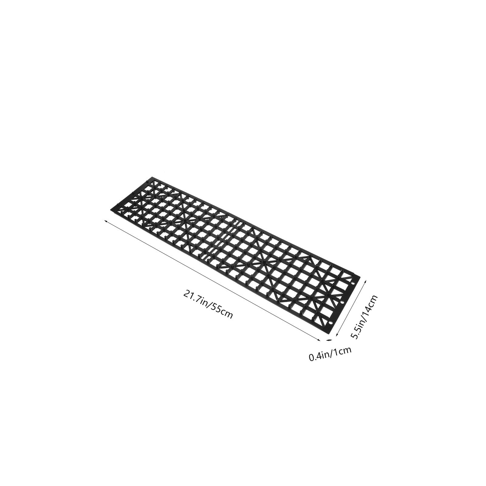 Cabilock Planche de Traction pour Voitures 2 Pièces Anti-dérapante en Plastique Pliable, Tapis de Récupération Pneus pour Boue et Sable, Accessoire Sécurité Automobile
