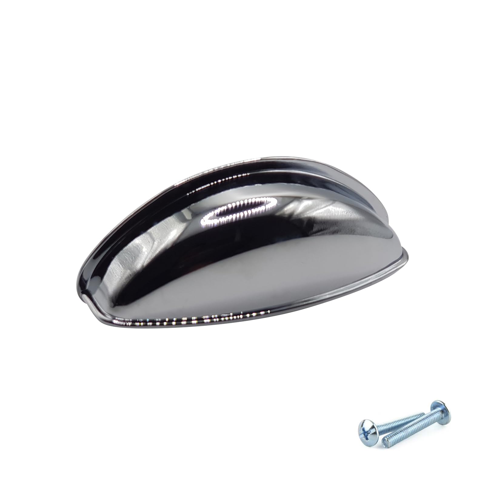 M4tec Polished Chrome Bedroom Furniture Cup Kitchen Cabinet Door Handles For Cupboard Door Handles, And Drawers, Kitchen Furniture Pull Handles. Vg3 Series: 64 Mm