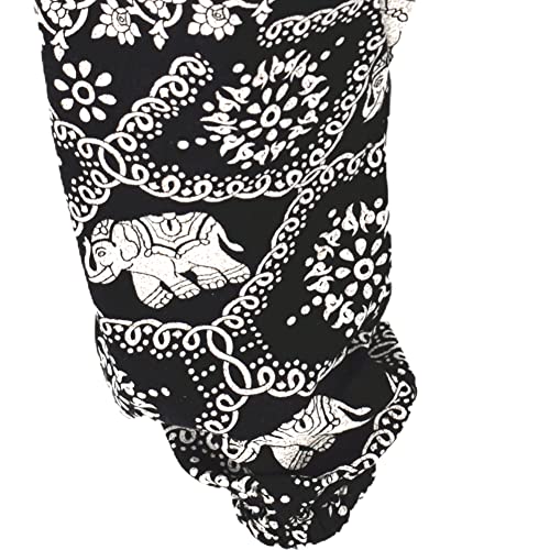 Perdontoo Men's Drawstring Cotton Loose Boho Aladin Yoga Harem Pants Unisex Trousers (36, Style 5) #TOP4