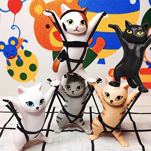 DOYUKY 5 Pezzi Decorazioni per Gatto Danzanti, Cat...