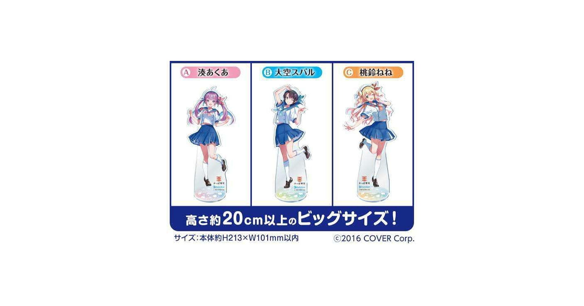 ホロライブ 湊あくあ 大空スバル 桃鈴ねね 直筆サイン入りクリアファイル NEGI☆U 湊あくあ、大空スバル、桃鈴ねね インタビュー：ファン