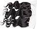 13x4" Ear To Ear Full Lace Frontal Closures 3 Part Bleached Knots With Baby Hair Body Wave Brazilian Virgin Best Remy Human Hair Lace Front Closure Top Extensions 130% Density Natural Color 18 inches