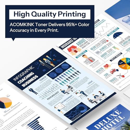 Image of 410A Toner Cartridges 4 Pack Replacement for HP 410A CF410A CF411A CF412A CF413A Color Pro MFP M477fdn M477fdw M477fnw; M452dn Printer (Black /Cyan /Magenta /Yellow)
